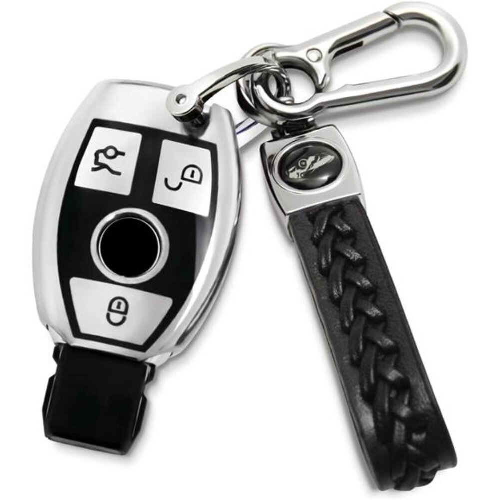 Creativity Suitable for Mercedes Benz key cover. Beautiful TPU Key Case